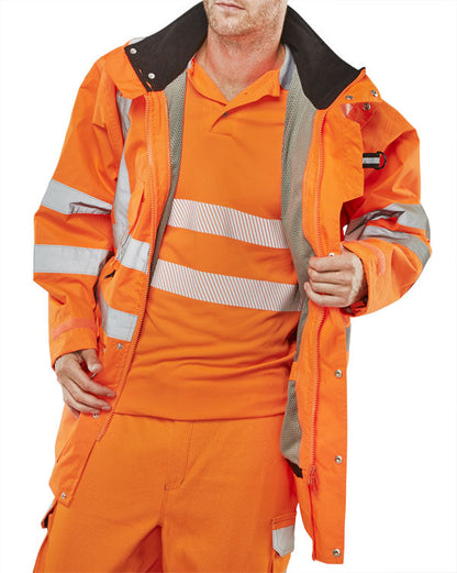 ELSENER 7 IN 1 JACKET ORANGE XXL