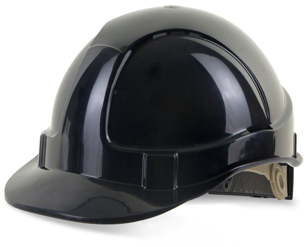 WHEEL RATCHET VENTED SAFETY HELMET  RED 