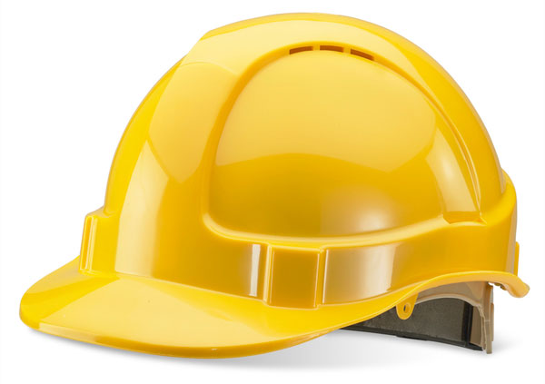 COMFORT VENTED SAFETY HELMET SATURN YELLOW 