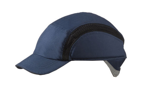 AIRPRO BASEBALL BUMP CAP REDUCED PEAK NAVY BLUE 