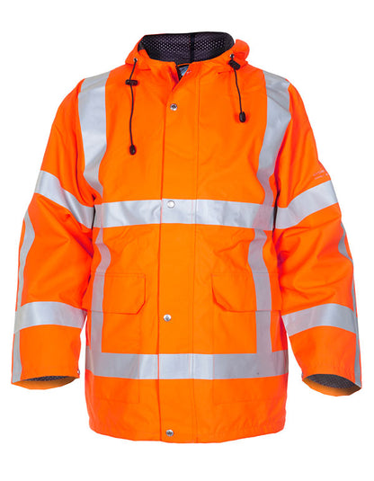 UITHOORN SNS HIGH VISIBILITY WATERPROOF PARKA ORANGE