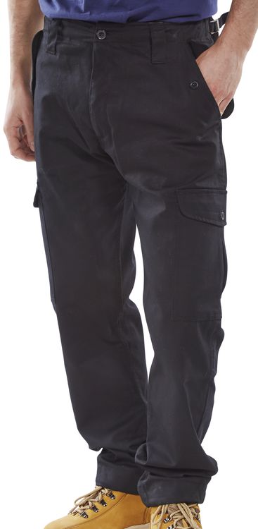 COMBAT TROUSERS NAVY BLUE 28